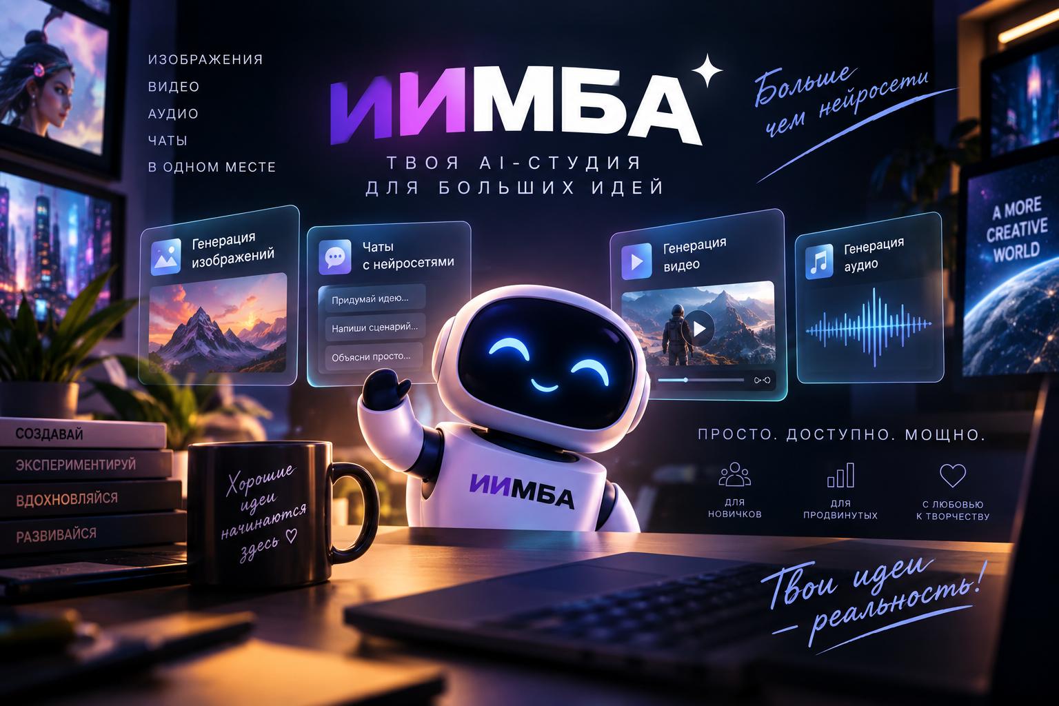 ИИМБА — твоя AI-студия для больших идей